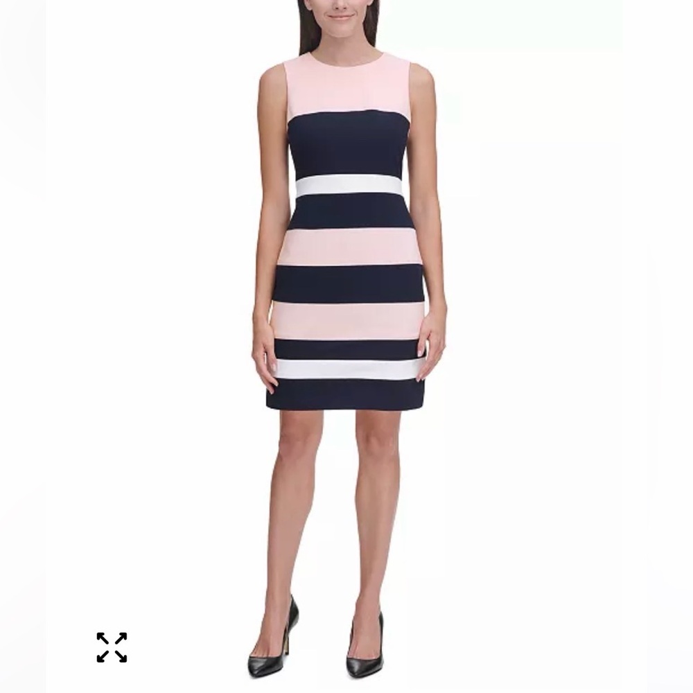 Tommy Hilfiger Pink Colorblock Dress - 4